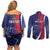Personalized Haiti Citadelle Laferrière Couples Matching Off Shoulder Short Dress and Long Sleeve Button Shirt Grunge Style