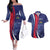Personalized Haiti Citadelle Laferrière Couples Matching Off The Shoulder Long Sleeve Dress and Hawaiian Shirt Grunge Style
