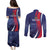 Personalized Haiti Citadelle Laferrière Couples Matching Puletasi and Long Sleeve Button Shirt Grunge Style