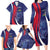 Personalized Haiti Citadelle Laferrière Family Matching Long Sleeve Bodycon Dress and Hawaiian Shirt Grunge Style