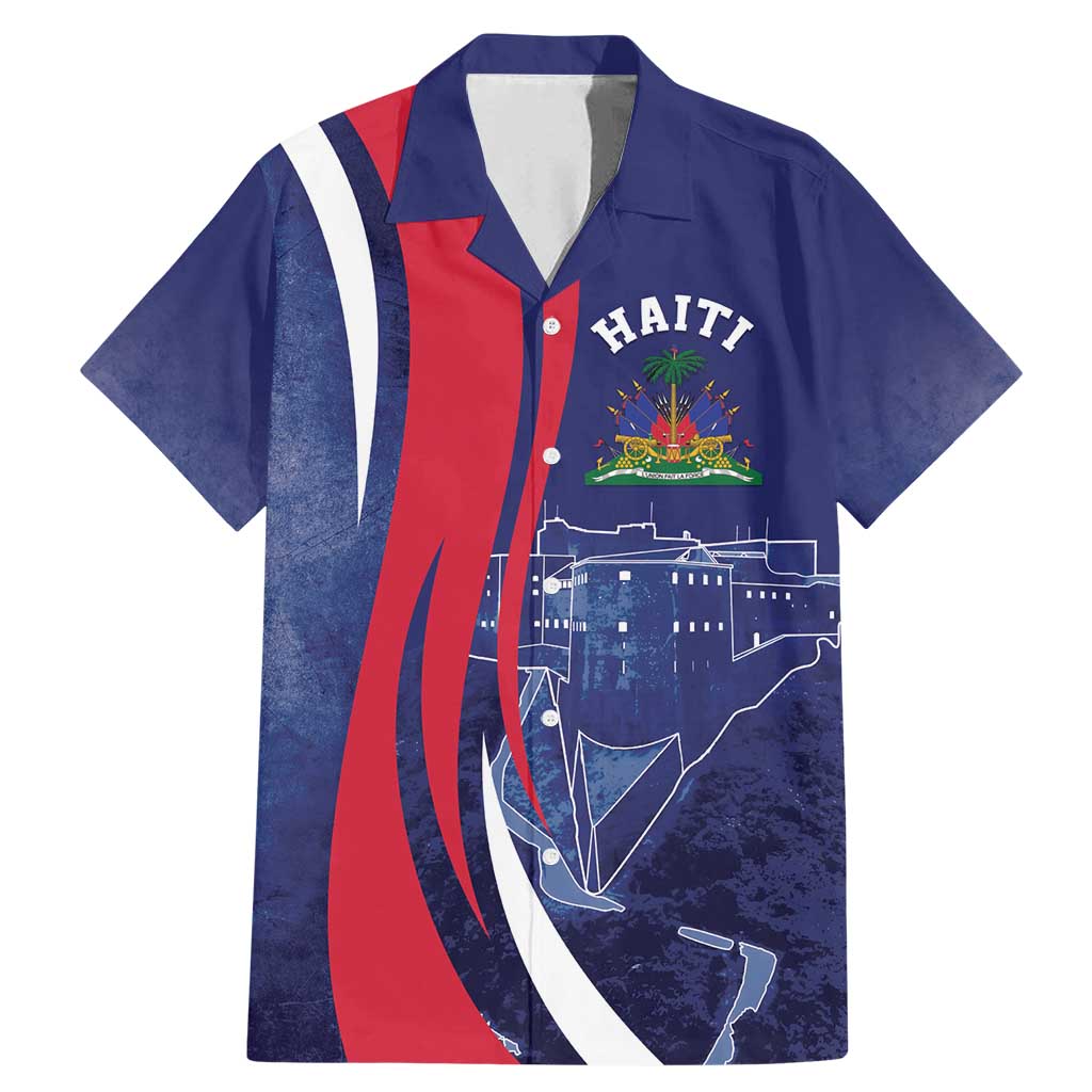 Personalized Haiti Citadelle Laferrière Family Matching Mermaid Dress and Hawaiian Shirt Grunge Style