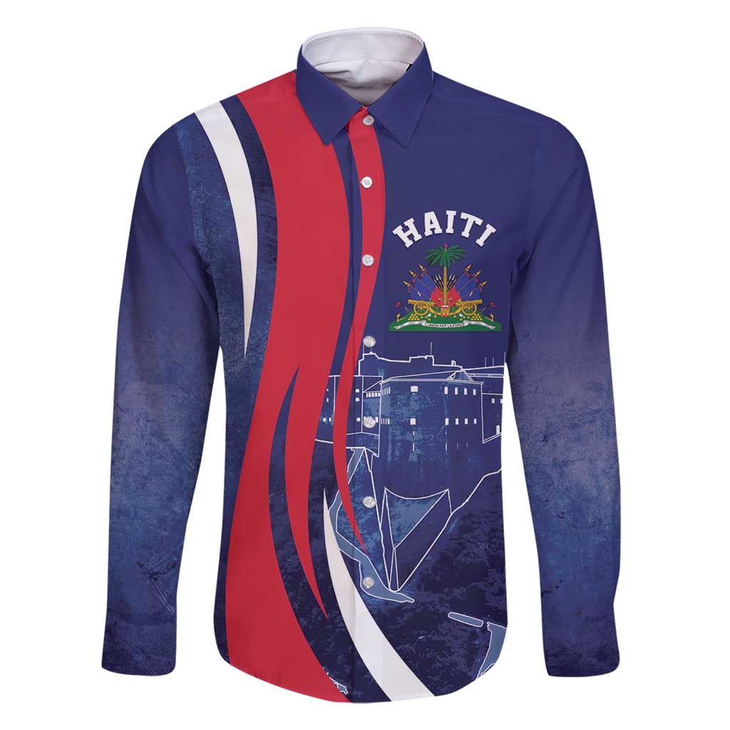 Personalized Haiti Citadelle Laferrière Family Matching Mermaid Dress and Hawaiian Shirt Grunge Style