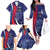 Personalized Haiti Citadelle Laferrière Family Matching Off The Shoulder Long Sleeve Dress and Hawaiian Shirt Grunge Style