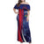 Personalized Haiti Citadelle Laferrière Family Matching Off Shoulder Maxi Dress and Hawaiian Shirt Grunge Style