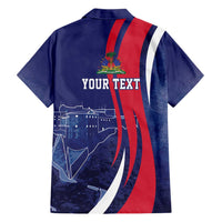 Personalized Haiti Citadelle Laferrière Family Matching Short Sleeve Bodycon Dress and Hawaiian Shirt Grunge Style