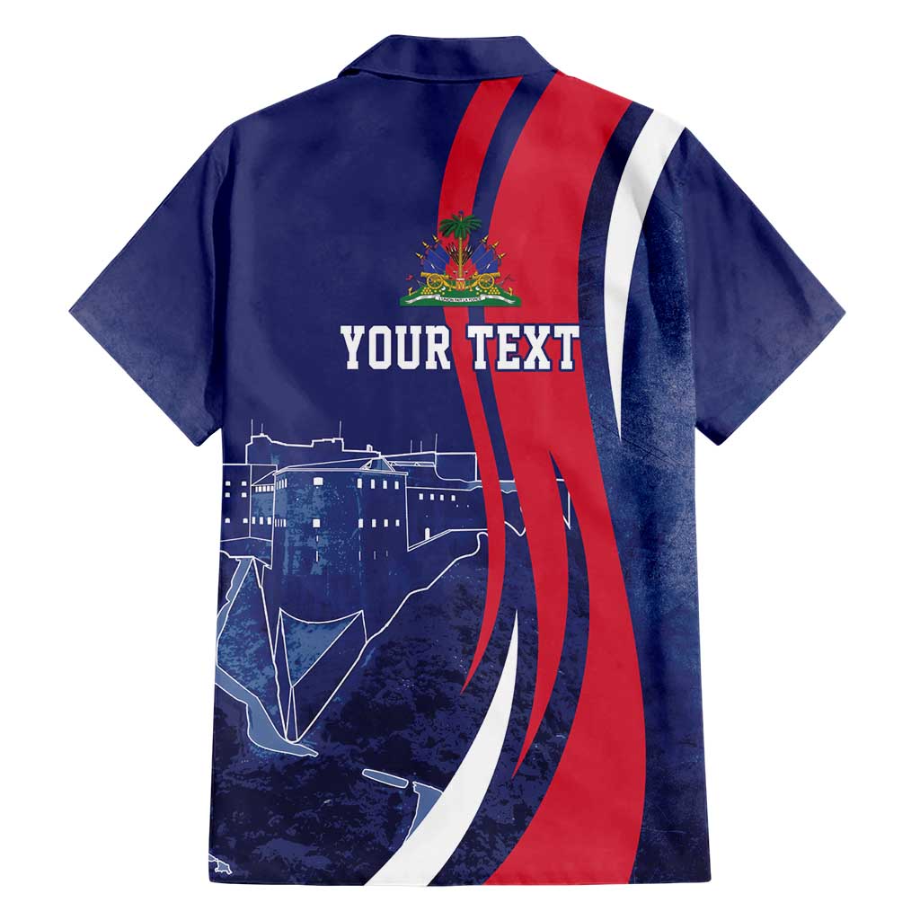 Personalized Haiti Citadelle Laferrière Hawaiian Shirt Grunge Style