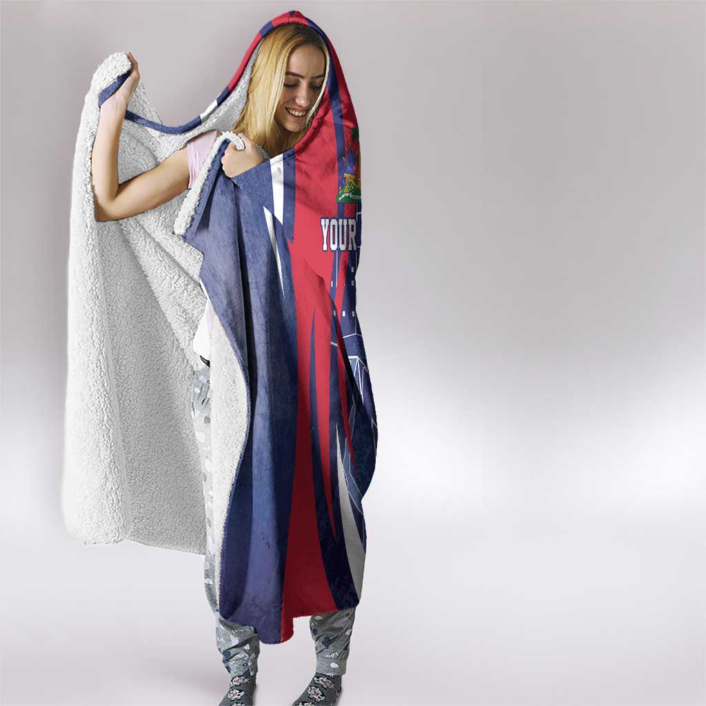 Personalized Haiti Citadelle Laferrière Hooded Blanket Grunge Style