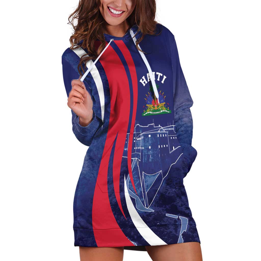 Personalized Haiti Citadelle Laferrière Hoodie Dress Grunge Style
