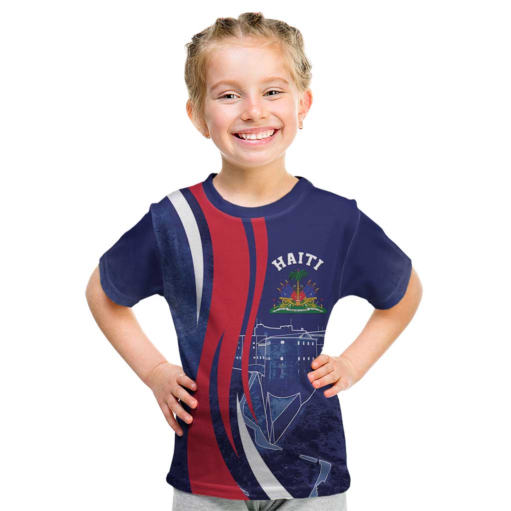 Personalized Haiti Citadelle Laferrière Kid T Shirt Grunge Style