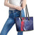 Personalized Haiti Citadelle Laferrière Leather Tote Bag Grunge Style