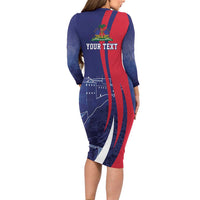 Personalized Haiti Citadelle Laferrière Long Sleeve Bodycon Dress Grunge Style