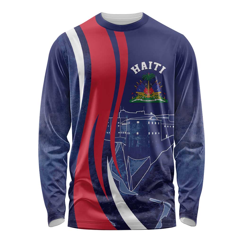 Personalized Haiti Citadelle Laferrière Long Sleeve Shirt Grunge Style