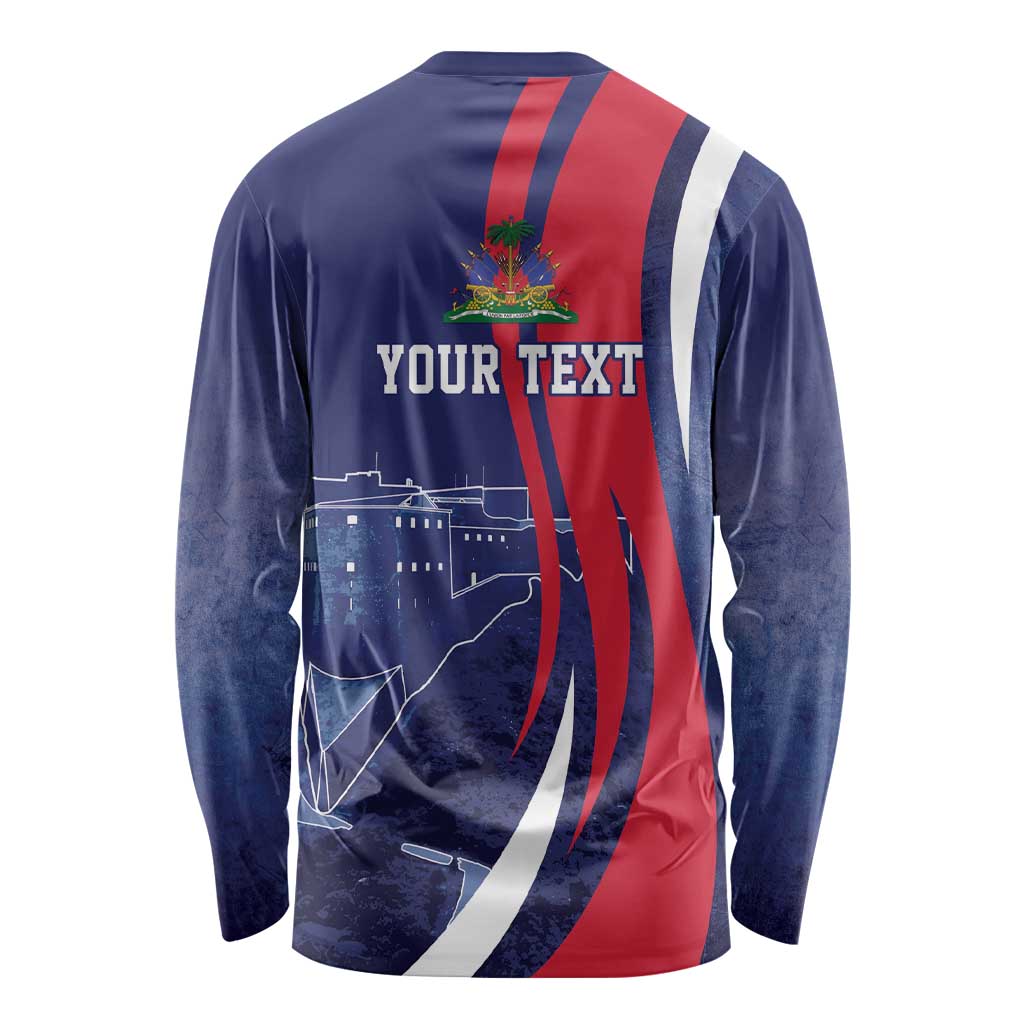 Personalized Haiti Citadelle Laferrière Long Sleeve Shirt Grunge Style