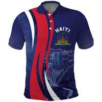 Personalized Haiti Citadelle Laferrière Polo Shirt Grunge Style