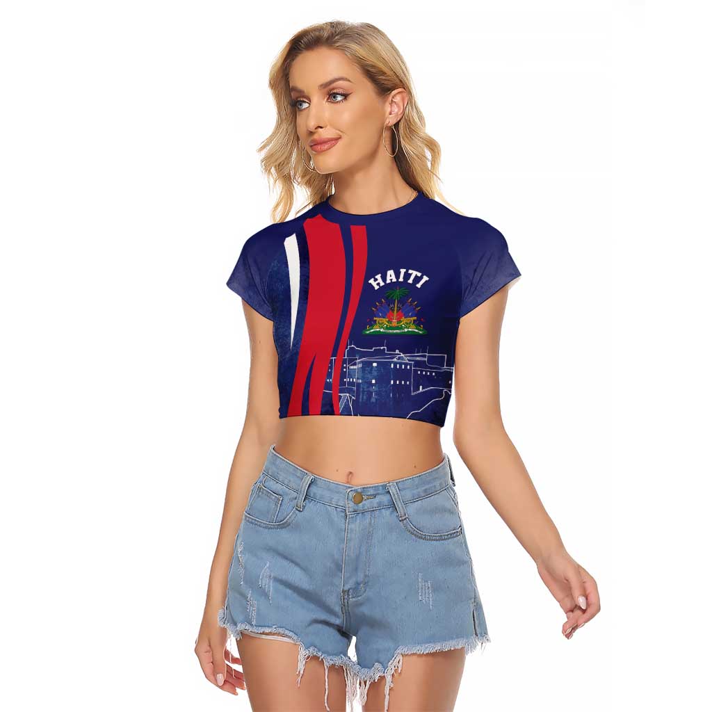 Personalized Haiti Citadelle Laferrière Raglan Cropped T Shirt Grunge Style