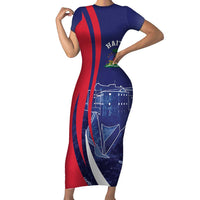 Personalized Haiti Citadelle Laferrière Short Sleeve Bodycon Dress Grunge Style