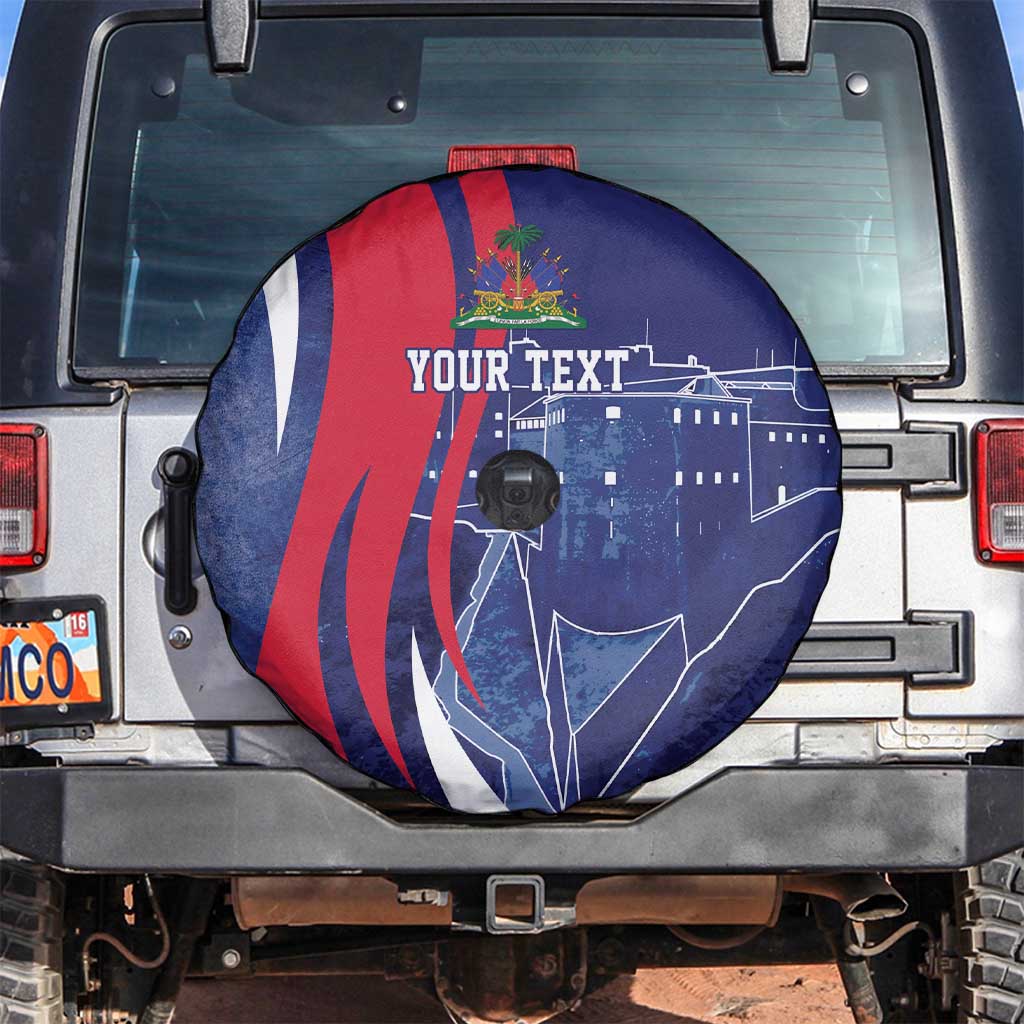 Personalized Haiti Citadelle Laferrière Spare Tire Cover Grunge Style