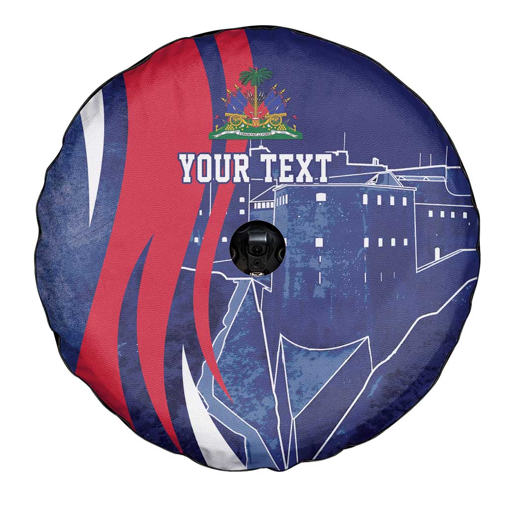 Personalized Haiti Citadelle Laferrière Spare Tire Cover Grunge Style