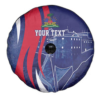 Personalized Haiti Citadelle Laferrière Spare Tire Cover Grunge Style