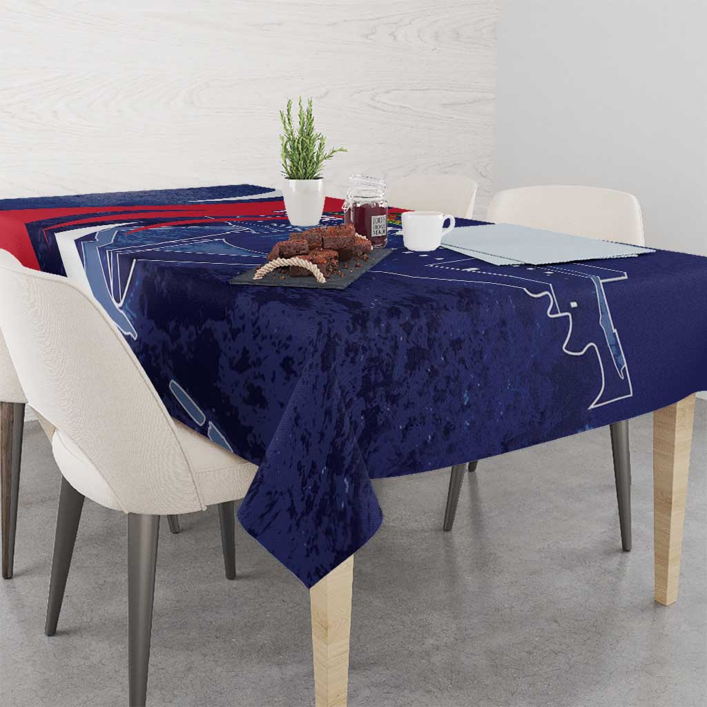 Personalized Haiti Citadelle Laferrière Tablecloth Grunge Style