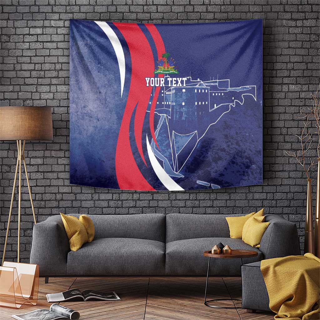Personalized Haiti Citadelle Laferrière Tapestry Grunge Style
