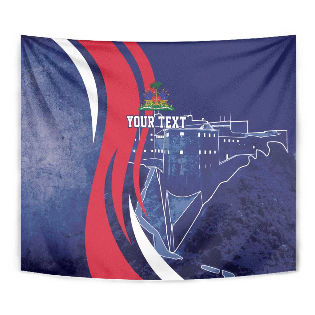 Personalized Haiti Citadelle Laferrière Tapestry Grunge Style