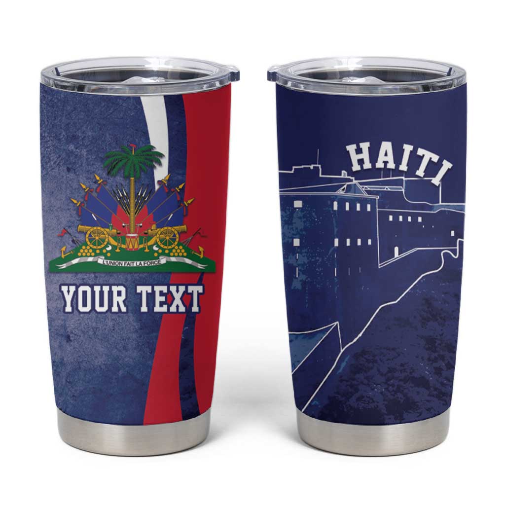Personalized Haiti Citadelle Laferrière Tumbler Cup Grunge Style