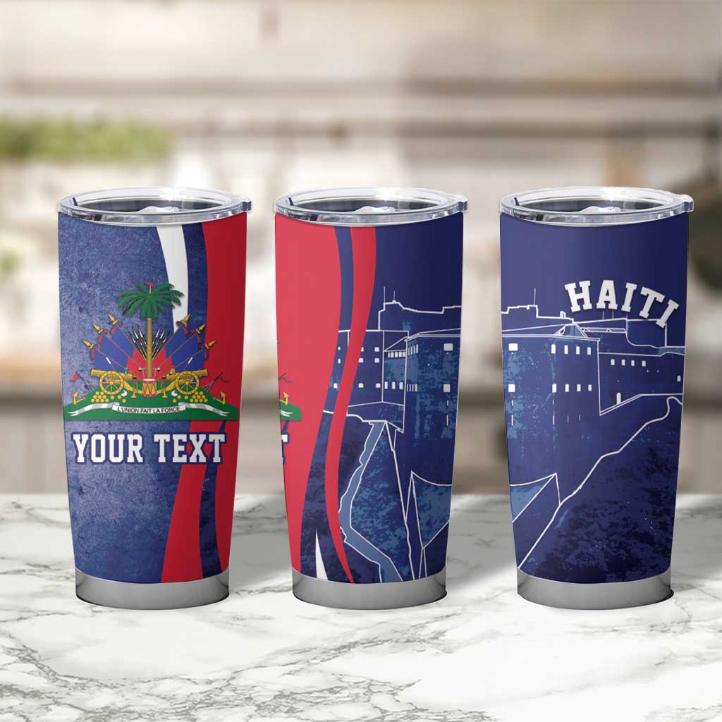 Personalized Haiti Citadelle Laferrière Tumbler Cup Grunge Style
