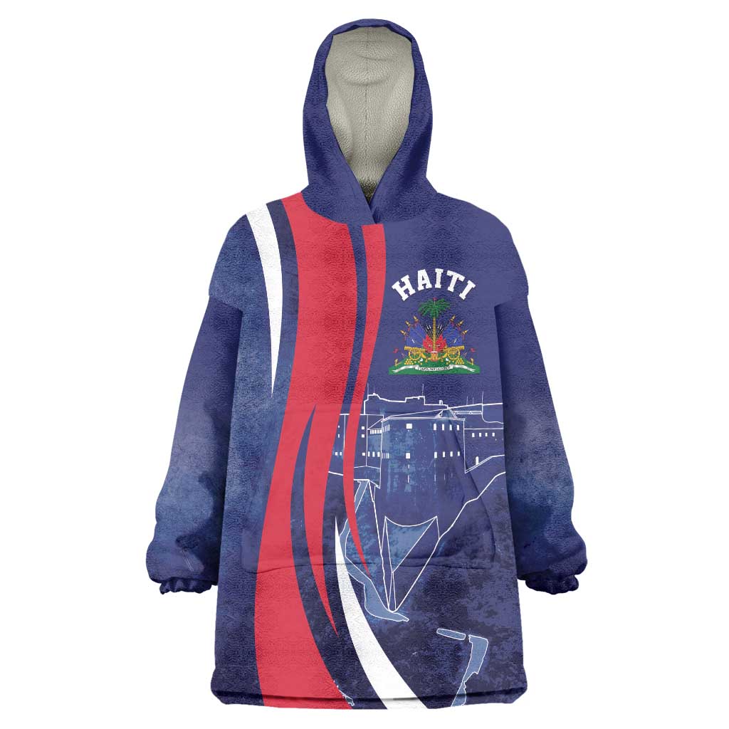 Personalized Haiti Citadelle Laferrière Wearable Blanket Hoodie Grunge Style