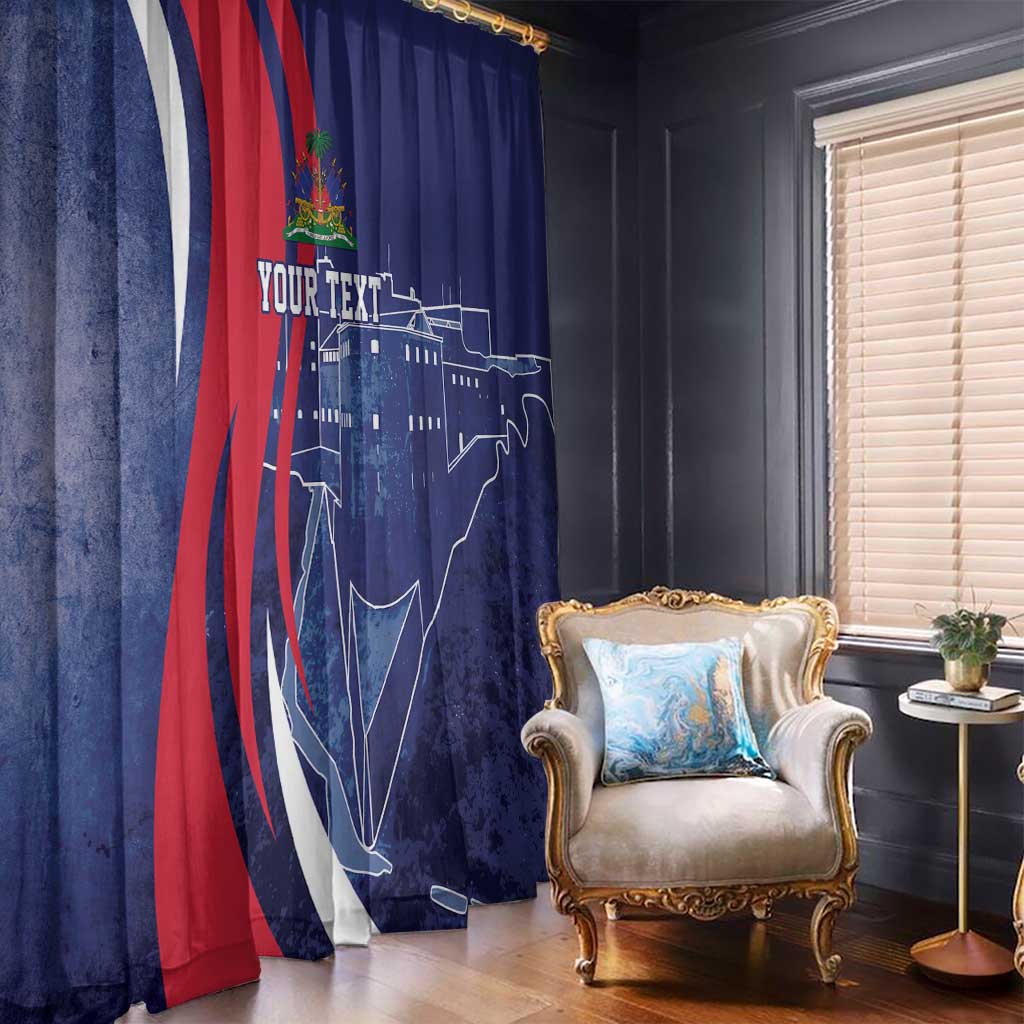 Personalized Haiti Citadelle Laferrière Window Curtain Grunge Style