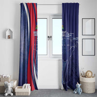 Personalized Haiti Citadelle Laferrière Window Curtain Grunge Style