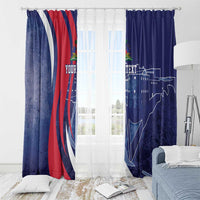 Personalized Haiti Citadelle Laferrière Window Curtain Grunge Style
