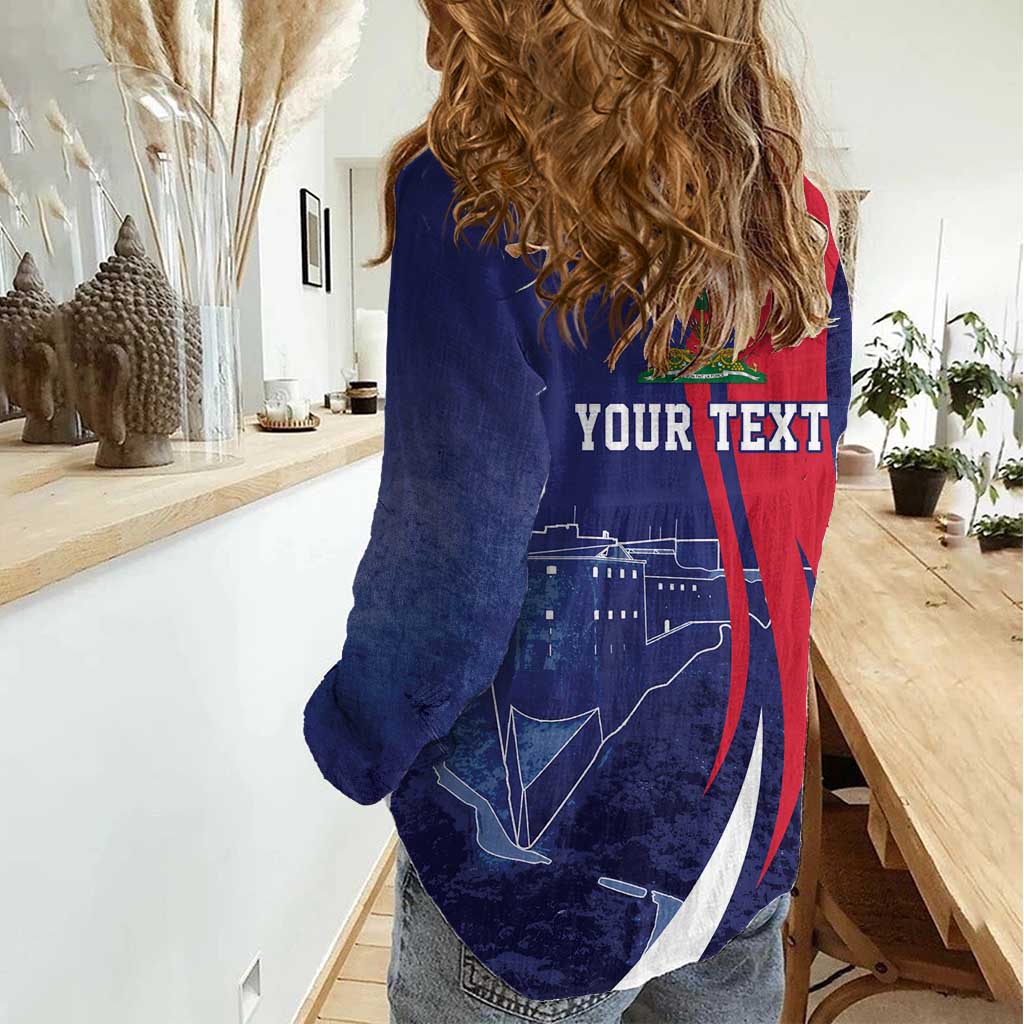 Personalized Haiti Citadelle Laferrière Women Casual Shirt Grunge Style