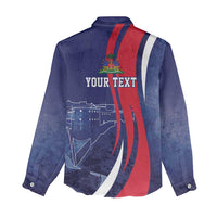 Personalized Haiti Citadelle Laferrière Women Casual Shirt Grunge Style