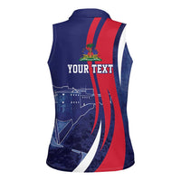 Personalized Haiti Citadelle Laferrière Women Sleeveless Polo Shirt Grunge Style