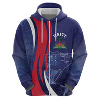 Personalized Haiti Citadelle Laferrière Zip Hoodie Grunge Style