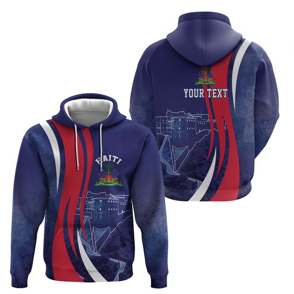 Personalized Haiti Citadelle Laferrière Zip Hoodie Grunge Style