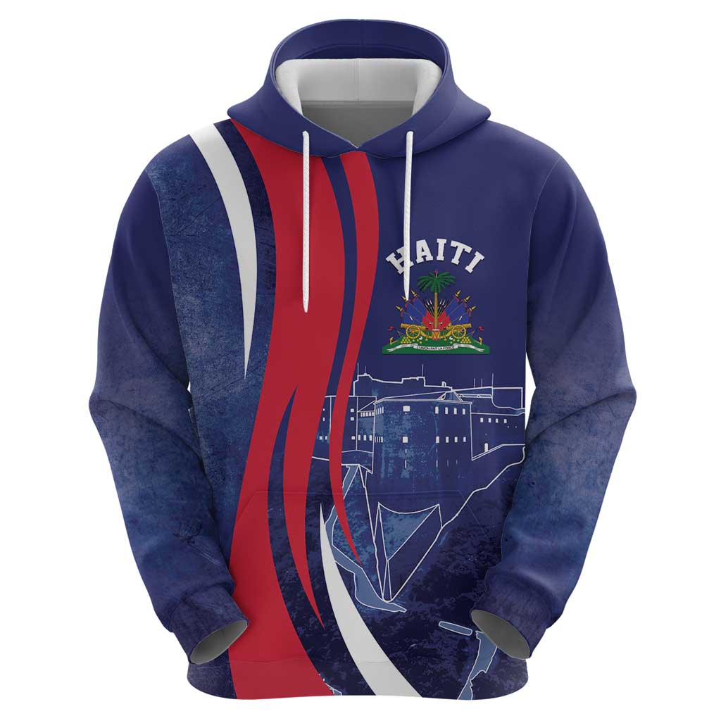 Personalized Haiti Citadelle Laferrière Zip Hoodie Grunge Style