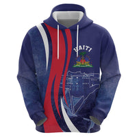 Personalized Haiti Citadelle Laferrière Zip Hoodie Grunge Style