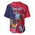 Haiti Personalized Baseball Jersey Hispaniolan Trogon Tropical Vibes