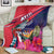 Haiti Personalized Blanket Hispaniolan Trogon Tropical Vibes
