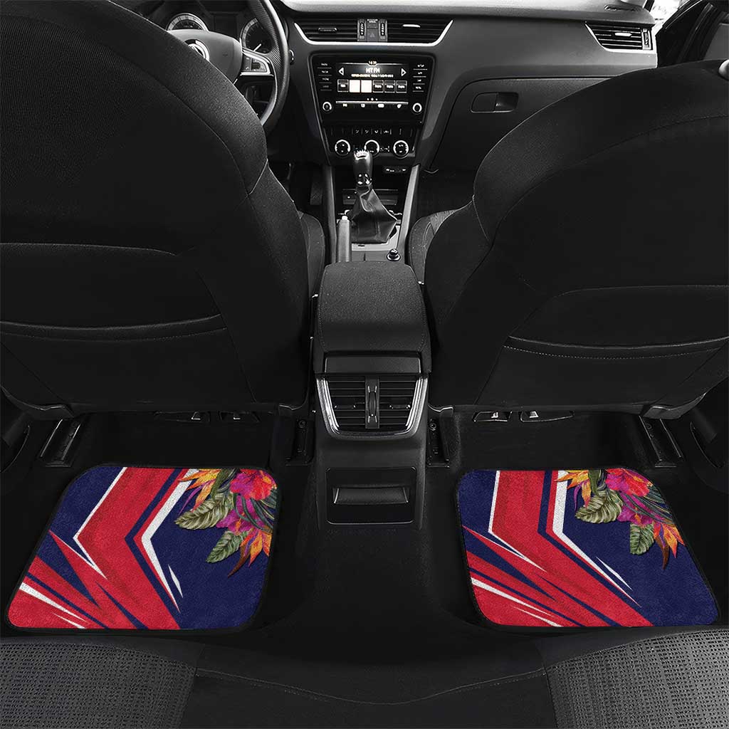 Haiti Personalized Car Mats Hispaniolan Trogon Tropical Vibes