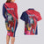 Haiti Personalized Couples Matching Long Sleeve Bodycon Dress and Hawaiian Shirt Hispaniolan Trogon Tropical Vibes