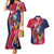 Haiti Personalized Couples Matching Mermaid Dress and Hawaiian Shirt Hispaniolan Trogon Tropical Vibes