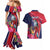 Haiti Personalized Couples Matching Mermaid Dress and Hawaiian Shirt Hispaniolan Trogon Tropical Vibes