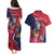 Haiti Personalized Couples Matching Puletasi and Hawaiian Shirt Hispaniolan Trogon Tropical Vibes