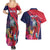 Haiti Personalized Couples Matching Summer Maxi Dress and Hawaiian Shirt Hispaniolan Trogon Tropical Vibes