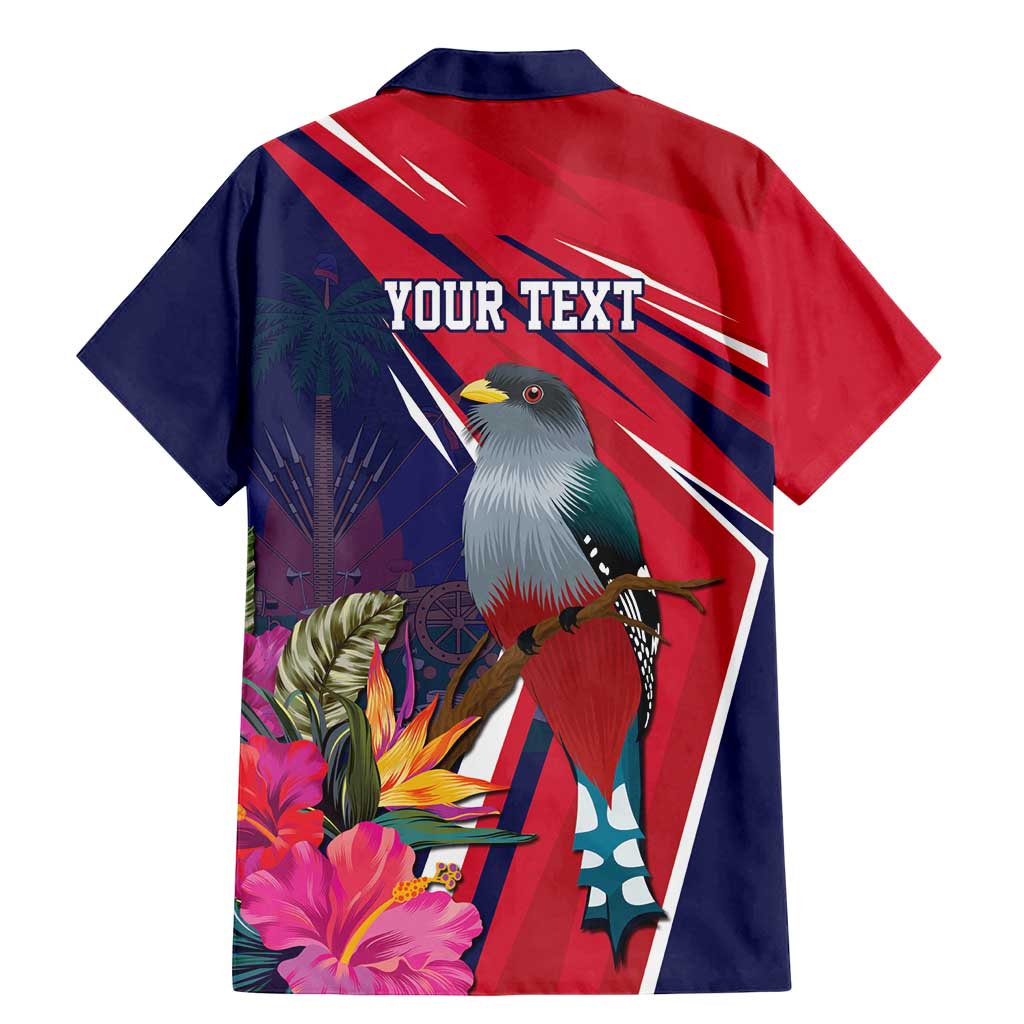 Haiti Personalized Family Matching Mermaid Dress and Hawaiian Shirt Hispaniolan Trogon Tropical Vibes