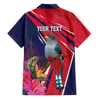 Haiti Personalized Hawaiian Shirt Hispaniolan Trogon Tropical Vibes