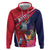 Haiti Personalized Hoodie Hispaniolan Trogon Tropical Vibes